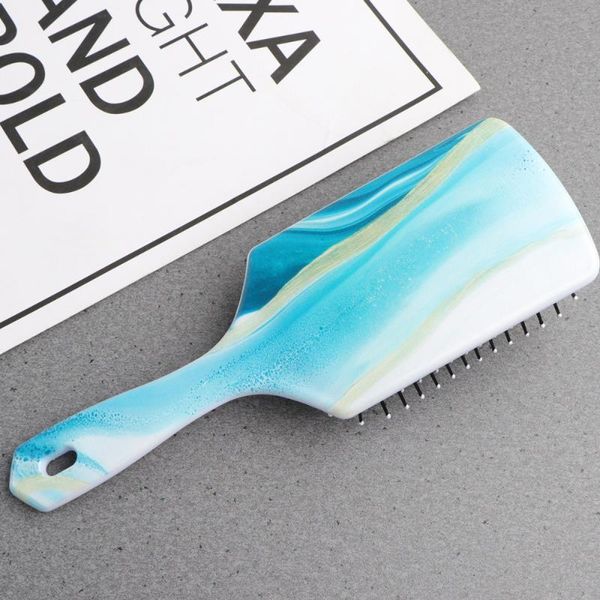 hair brushes 1pc portable marbling patternmassage comb anti-static curly combs hairstyling tool sturdy groomer for salon, Silver
hair brushes 1pc portable marbling patternmassage comb anti-static curly combs hairstyling tool sturdy groomer for salon, Silver