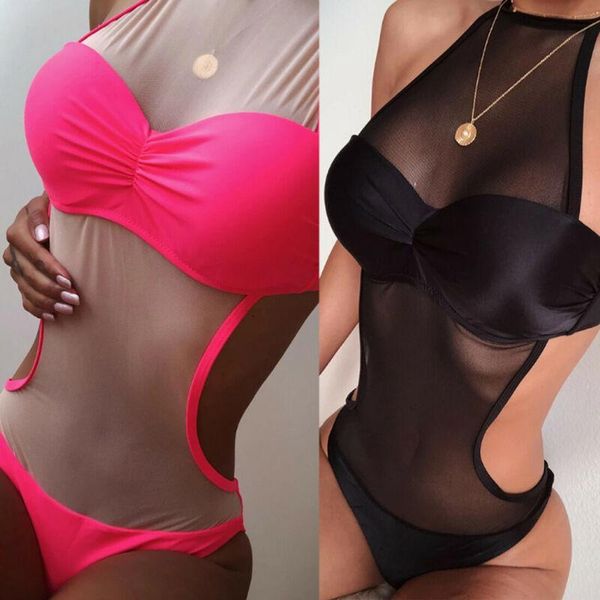 women's one piece swimsuit new fashion perspective sheer mesh splice bikini female summer swimwear sleeveless bathing suit hot
women's one piece swimsuit new fashion perspective sheer mesh splice bikini female summer swimwear sleeveless bathing suit hot