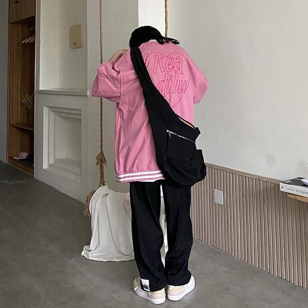 summer harajuku style baseball suit short sleeve men''s embroidered street loose and versatile ins hip hop et, Black;brown
summer harajuku style baseball suit short sleeve men''s embroidered street loose and versatile ins hip hop et, Black;brown