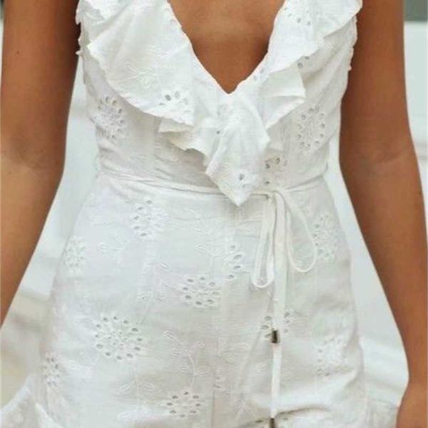 women's jumpsuits & rompers ruffles sleeveless backless lace romper vintage floral embroidery overalls summer short women jumpsuit tv8m, Black;white
women's jumpsuits & rompers ruffles sleeveless backless lace romper vintage floral embroidery overalls summer short women jumpsuit tv8m, Black;white