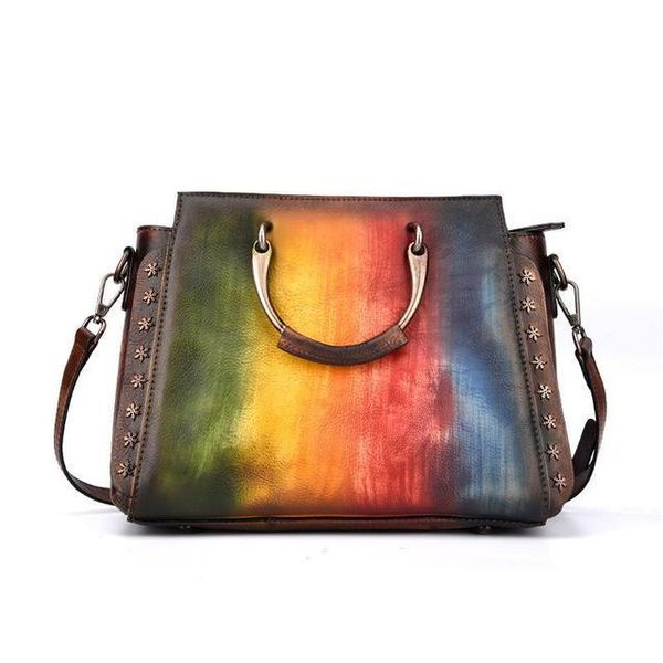 evening bags retro first layer cow leather women bag 2021 fashion rivet handbag casual large capacity shoulder messenger
evening bags retro first layer cow leather women bag 2021 fashion rivet handbag casual large capacity shoulder messenger