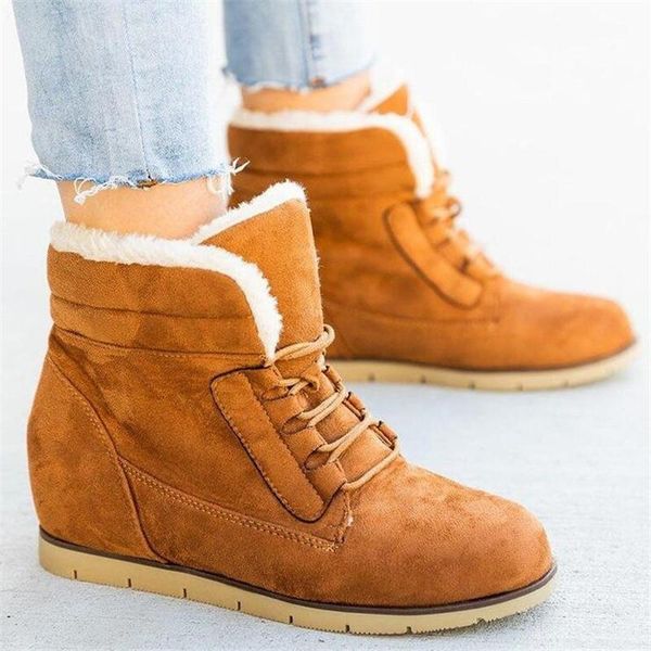 boots large size snow women's winter style inner increase cotton shoes plus velvet womens fashion casual women, Black
boots large size snow women's winter style inner increase cotton shoes plus velvet womens fashion casual women, Black