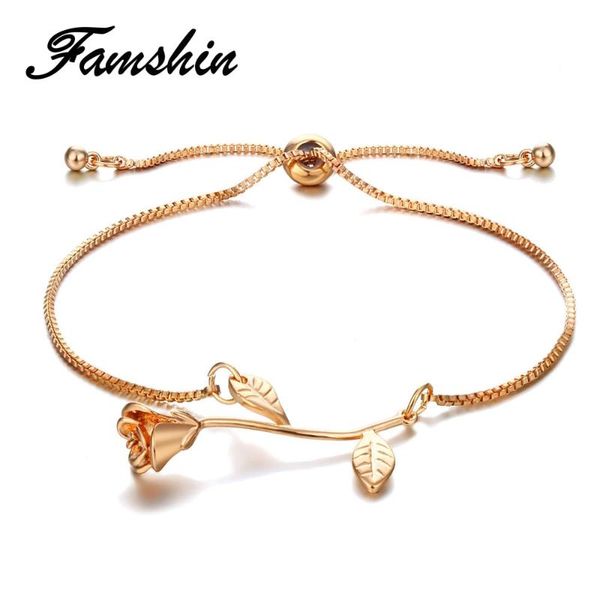 charm bracelets famshin fashion rose flower for women girl friend gifts link bracelet & bangle pulseras mujer wedding jewelry, Golden;silver
charm bracelets famshin fashion rose flower for women girl friend gifts link bracelet & bangle pulseras mujer wedding jewelry, Golden;silver