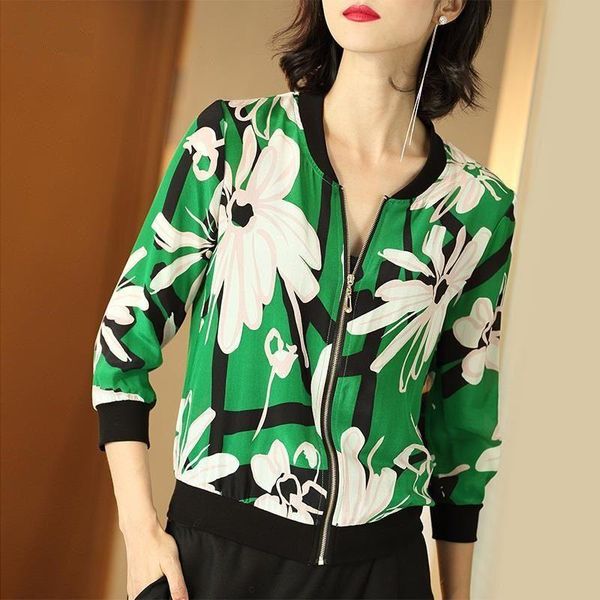 women's jackets 2021 spring autumn middle age women sun protect jacket female fashion casual floral long sleeve plus size coat outwear, Black;brown
women's jackets 2021 spring autumn middle age women sun protect jacket female fashion casual floral long sleeve plus size coat outwear, Black;brown