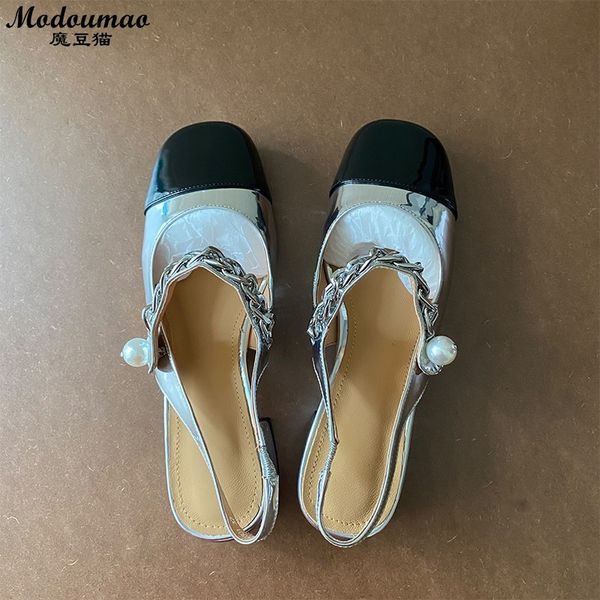 on cat stepping magic bean shi feeling cushion m family 2021 new silver head layer cowhide bag head thick heel sandals yw, Black
on cat stepping magic bean shi feeling cushion m family 2021 new silver head layer cowhide bag head thick heel sandals yw, Black