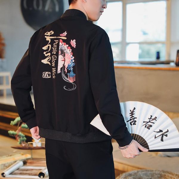men's jackets 2021 spring coat printing mens and coats leisurely jacket men male fashion business, Black;brown
men's jackets 2021 spring coat printing mens and coats leisurely jacket men male fashion business, Black;brown