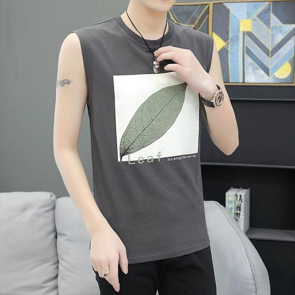 korean style sleeveless vest mens cotton ins summer sports loose shirt shoulder, White;black
korean style sleeveless vest mens cotton ins summer sports loose shirt shoulder, White;black