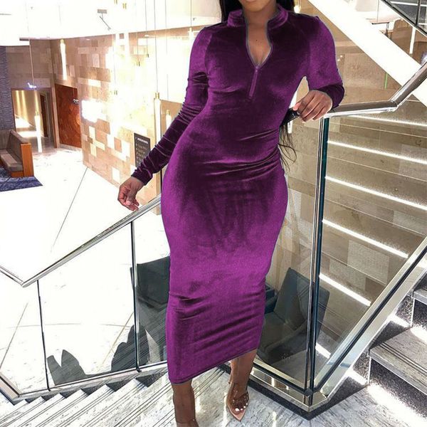 2021 new women autumn v neck maxi slim sleeve wrap female sheath es party vestidos gkad, Black;gray
2021 new women autumn v neck maxi slim sleeve wrap female sheath es party vestidos gkad, Black;gray