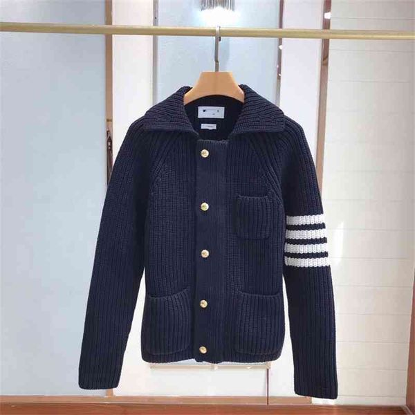 autumn new tb cardigan and wo men's slim zipper lapel four bar wool sweater jacket fashion1, Black
autumn new tb cardigan and wo men's slim zipper lapel four bar wool sweater jacket fashion1, Black