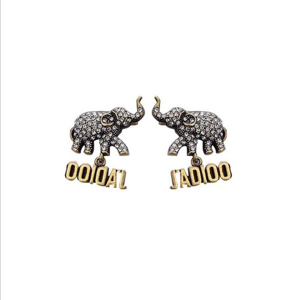 fine accessories letter earrings new earrings small elephant full drill seiko, Silver
fine accessories letter earrings new earrings small elephant full drill seiko, Silver