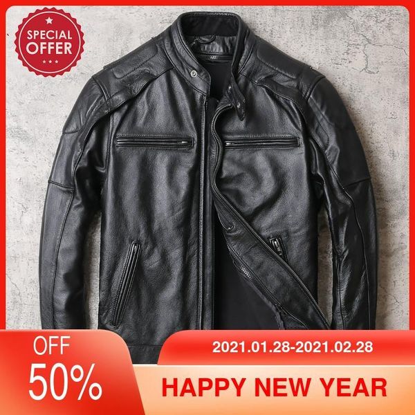 2021 black biker style genuine leather jacket men plus size 5xl real natural cowhide winter thick warm motorcycle coat 
2021 black biker style genuine leather jacket men plus size 5xl real natural cowhide winter thick warm motorcycle coat