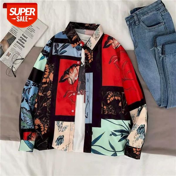 spring autumn blouses women shirts kimono koreanloose large size long-sleeved shirt cardigan new casual jacket outer wear ins #ew4e, White