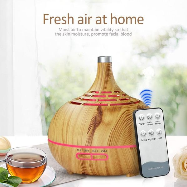 remote control ultrasonic air humidifier aroma essential oil diffuser with wood grain 7 color changing lights for office quiet
remote control ultrasonic air humidifier aroma essential oil diffuser with wood grain 7 color changing lights for office quiet