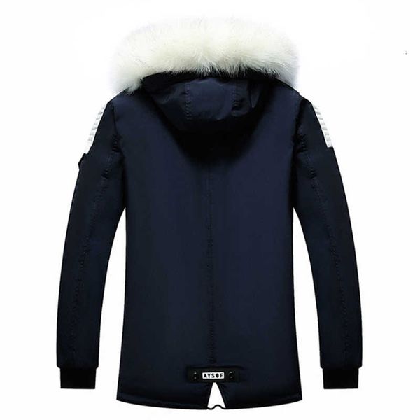 men winter warm faux leather spliced padded long down alternative parka coat bontkap slim jas chaquetas hombresalable, Black
men winter warm faux leather spliced padded long down alternative parka coat bontkap slim jas chaquetas hombresalable, Black