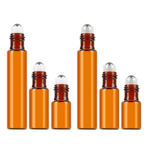 packing bottles aihogard 10pcs 3ml/5ml/10ml brown essential oil glass bottle stainless steel roller ball portable travel perfume container
packing bottles aihogard 10pcs 3ml/5ml/10ml brown essential oil glass bottle stainless steel roller ball portable travel perfume container