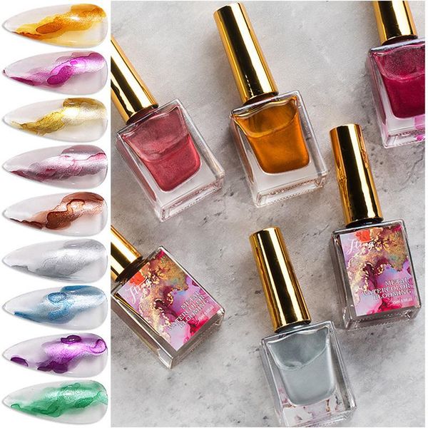 nail gel 15ml polish metal blossoming with glitters marble quick dry ink painting gradient watercolor color 9 c, Red;pink
nail gel 15ml polish metal blossoming with glitters marble quick dry ink painting gradient watercolor color 9 c, Red;pink