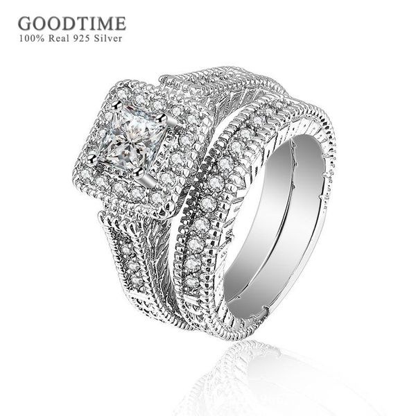 cluster rings luxury ring set for women lady 100% pure 925 sterling silver blue zircon rhinestone glitter jewelry engagement wedding, Golden;silver
cluster rings luxury ring set for women lady 100% pure 925 sterling silver blue zircon rhinestone glitter jewelry engagement wedding, Golden;silver