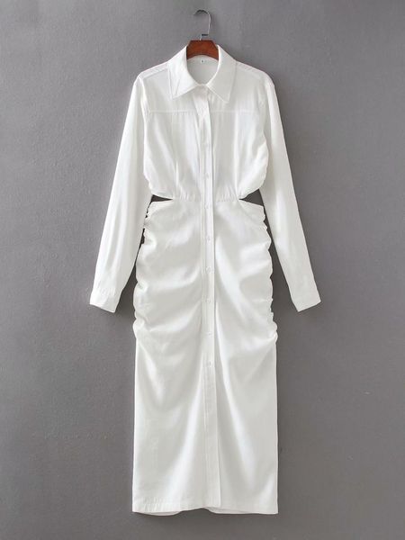casual dresses superaen 2021 full hollow out waist turn down collar shirt hip long fashion sheath solid white for women, Black;gray
casual dresses superaen 2021 full hollow out waist turn down collar shirt hip long fashion sheath solid white for women, Black;gray
