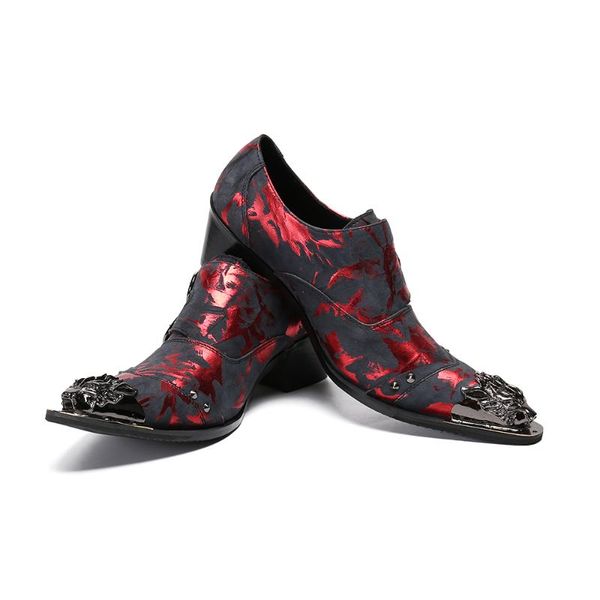 dress shoes handmade men italian luxury claquette steel toe oxford men's formal wedding party printed high heels, Black
dress shoes handmade men italian luxury claquette steel toe oxford men's formal wedding party printed high heels, Black
