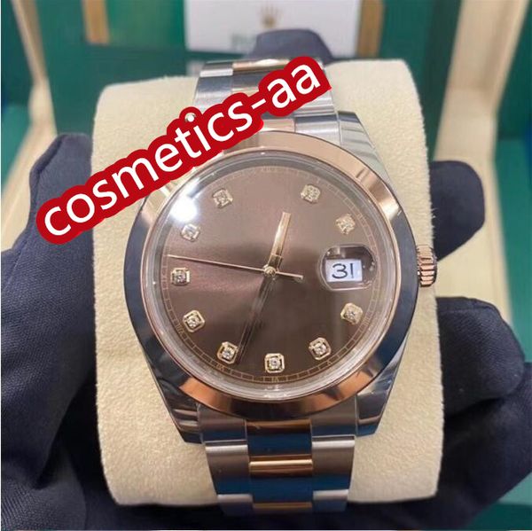bp factory classic mens watches 126301 116333 41mm calendar luminous calendar mechanical automatic original buckle waterproof 2813 movement, Slivery;brown
bp factory classic mens watches 126301 116333 41mm calendar luminous calendar mechanical automatic original buckle waterproof 2813 movement, Slivery;brown