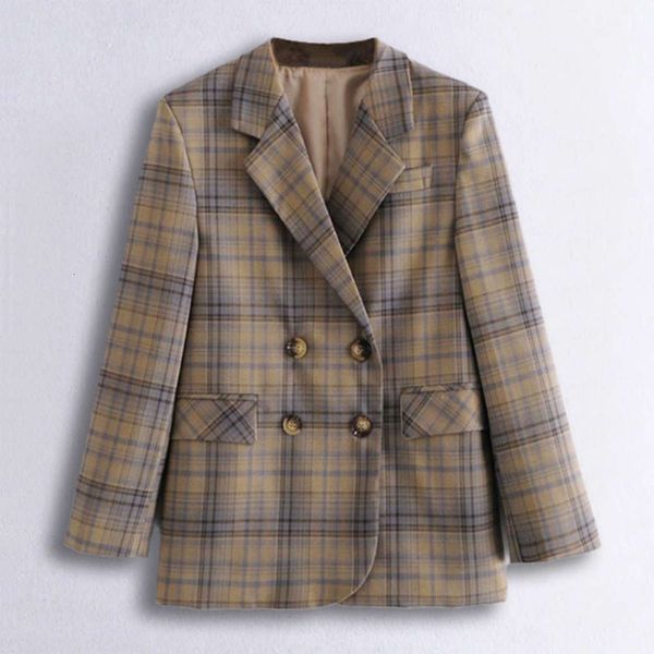 broken code shop british style double row button plaid suit coat, Black
broken code shop british style double row button plaid suit coat, Black