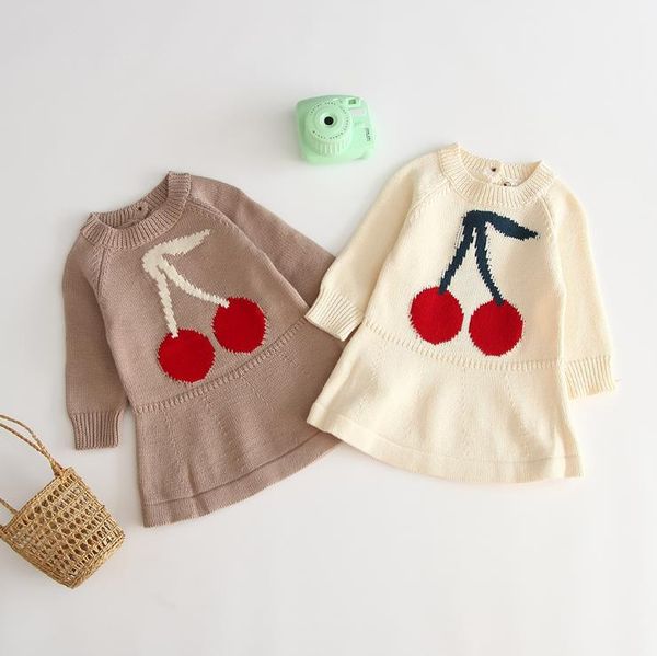 baby girls knitted sweater dresses cherry toddler princess dresses winter baby girls outfit designer clothes boutique baby clothing bt4677, Red;yellow
baby girls knitted sweater dresses cherry toddler princess dresses winter baby girls outfit designer clothes boutique baby clothing bt4677, Red;yellow