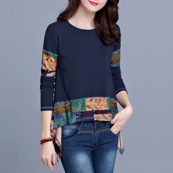 2021 new vintage t long sleeve women tee shirt tunic plus size irregular patchwork 100% cotton ladies casual wbhg, White
2021 new vintage t long sleeve women tee shirt tunic plus size irregular patchwork 100% cotton ladies casual wbhg, White
