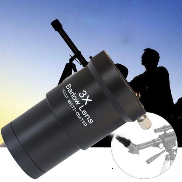 lens adapters & mounts 3x barlow plastic for 1.25 inch astronomical telescope short focus - economical and practical multiplier
lens adapters & mounts 3x barlow plastic for 1.25 inch astronomical telescope short focus - economical and practical multiplier