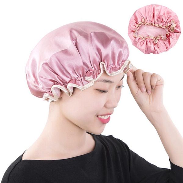 shower caps lovely thick women girl bathing hair cover elastic bath hat waterproof cap reusable bathroom supplies
shower caps lovely thick women girl bathing hair cover elastic bath hat waterproof cap reusable bathroom supplies