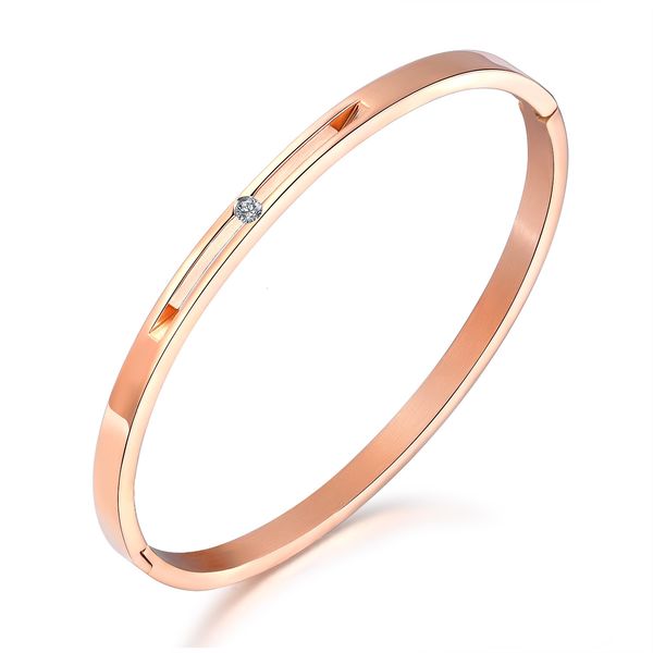 japan and south korea fashion rose gold plated titanium steel women's bracelet trend girls inlaid zircon, Golden;silver
japan and south korea fashion rose gold plated titanium steel women's bracelet trend girls inlaid zircon, Golden;silver