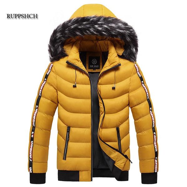 men's down & parkas winter men plus velvet parka coat fur collar hooded thick warm jacket multi-pocket casual m-5xl, Black
men's down & parkas winter men plus velvet parka coat fur collar hooded thick warm jacket multi-pocket casual m-5xl, Black