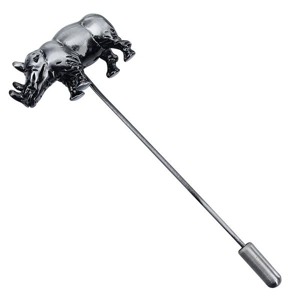 pins, brooches hippo pin for men's suit arrive long stick lapel jewelry accessory with box, Gray
pins, brooches hippo pin for men's suit arrive long stick lapel jewelry accessory with box, Gray