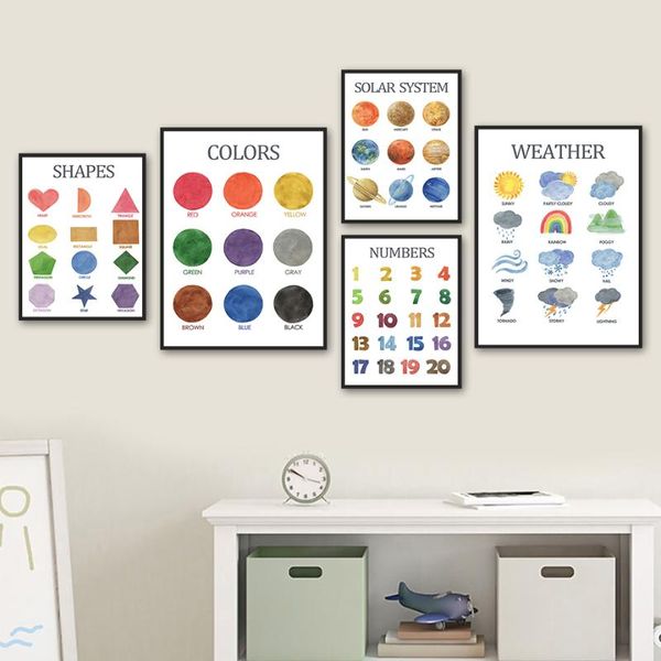 paintings weather planet number color alphabet shape wall art canvas painting nordic posters and prints pictures kids baby room decor
paintings weather planet number color alphabet shape wall art canvas painting nordic posters and prints pictures kids baby room decor