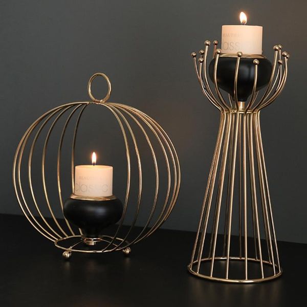 candle holders holder gold and black metal stand quality elegant chic decoration for halloween wedding women gifts 
candle holders holder gold and black metal stand quality elegant chic decoration for halloween wedding women gifts
