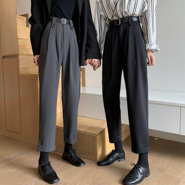 women's pants & capris autumn korean version high waist slim hanging feeling straight tube versatile wide casual nine point, Black;white
women's pants & capris autumn korean version high waist slim hanging feeling straight tube versatile wide casual nine point, Black;white