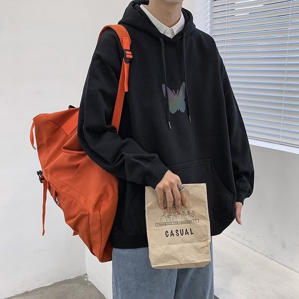 men's hoodies & sweatshirts oversized men reflective buttefly hooded pullover mens harajuku hip hop hoodie male korean 5xl, Black
men's hoodies & sweatshirts oversized men reflective buttefly hooded pullover mens harajuku hip hop hoodie male korean 5xl, Black