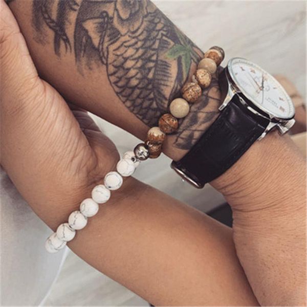 link, chain friendship bracelet attractive couples charm bracelets stoned natural volcanic rocks jewelry friend, Black
link, chain friendship bracelet attractive couples charm bracelets stoned natural volcanic rocks jewelry friend, Black