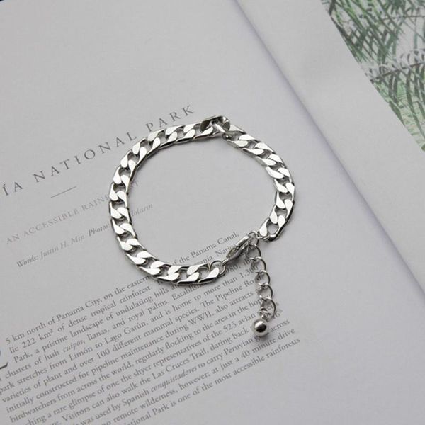 link, chain titanium steel couple bracelet men's korean version of the trend simple jewelry ins niche design cold wind accessories, Black
link, chain titanium steel couple bracelet men's korean version of the trend simple jewelry ins niche design cold wind accessories, Black
