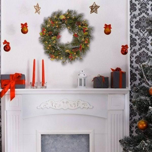 decorative flowers & wreaths christmas garland accessory with led lights for celebration holiday festival
decorative flowers & wreaths christmas garland accessory with led lights for celebration holiday festival