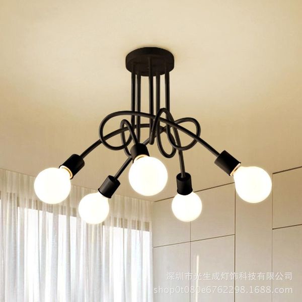 ceiling lights american retro wrought iron led e27 lamp black and white living room decoration home lighting
ceiling lights american retro wrought iron led e27 lamp black and white living room decoration home lighting