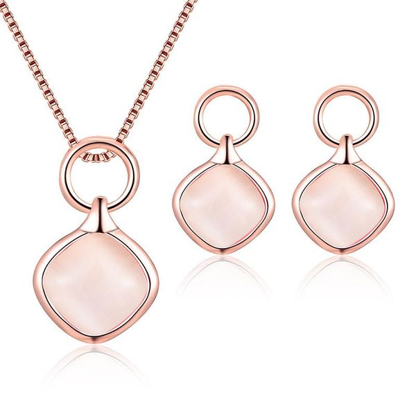 earrings & necklace dubai jewelry sets 2021 round geometric square opal pendant necklace&drop set for women bride wedding jewellery, Silver
earrings & necklace dubai jewelry sets 2021 round geometric square opal pendant necklace&drop set for women bride wedding jewellery, Silver