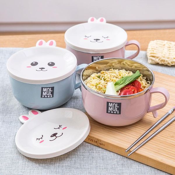 bowls ql cartoon cute instant noodle bowl with cover large rice 168g 13.5cm stainless steel
bowls ql cartoon cute instant noodle bowl with cover large rice 168g 13.5cm stainless steel