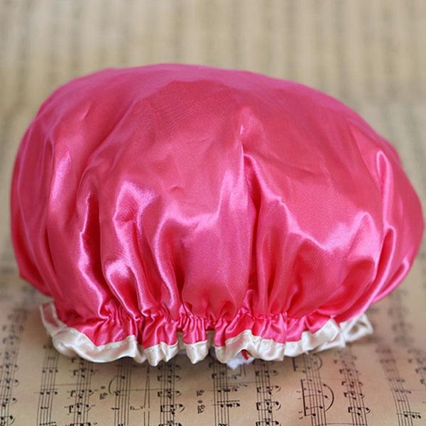 lovely thick women shower caps colorful double layer bath hair cover adults waterproof home accessories
lovely thick women shower caps colorful double layer bath hair cover adults waterproof home accessories