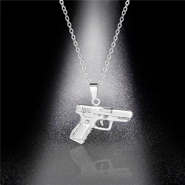 pendant necklaces pistol pendants for women men hip hop chain rock jewelry gifts metal gun punk rap fashion cool party unisex, Silver
pendant necklaces pistol pendants for women men hip hop chain rock jewelry gifts metal gun punk rap fashion cool party unisex, Silver