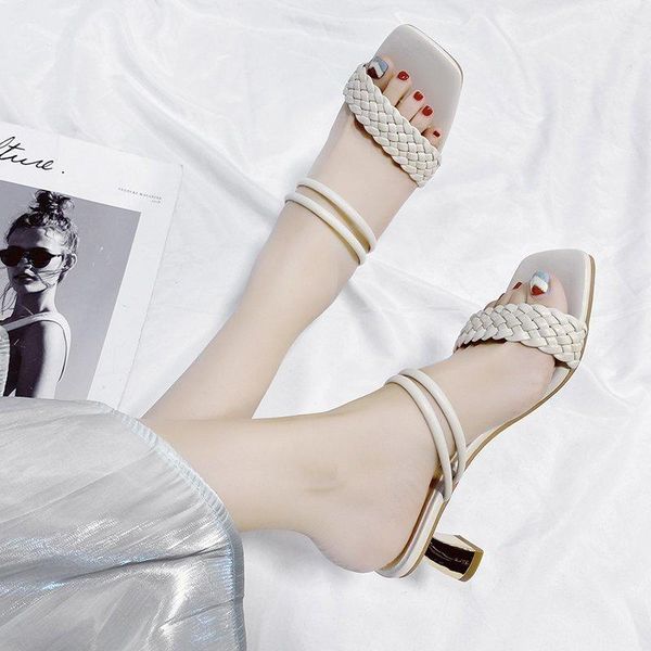slippers women summer shoes thin heel high heels celebrity wearing simple style bling square heels woman zapatillas mujer, Black
slippers women summer shoes thin heel high heels celebrity wearing simple style bling square heels woman zapatillas mujer, Black