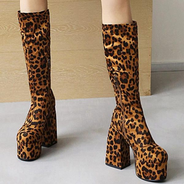 boots gigifox brand design 2021 winter female modern flock platform super high heel mid-calf elegant woman shoes, Black
boots gigifox brand design 2021 winter female modern flock platform super high heel mid-calf elegant woman shoes, Black