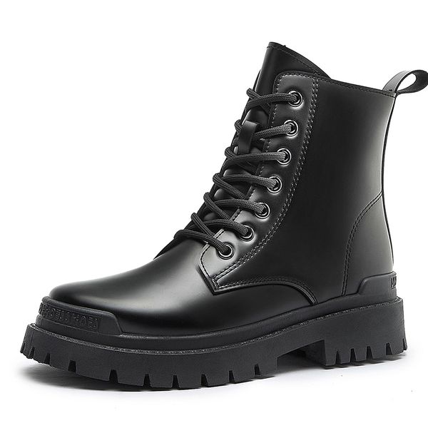 autumn and winter high-rise shoes work made with dwaterproof platform tools water motorcycle boots street trend great shoe ub0t, Black
autumn and winter high-rise shoes work made with dwaterproof platform tools water motorcycle boots street trend great shoe ub0t, Black