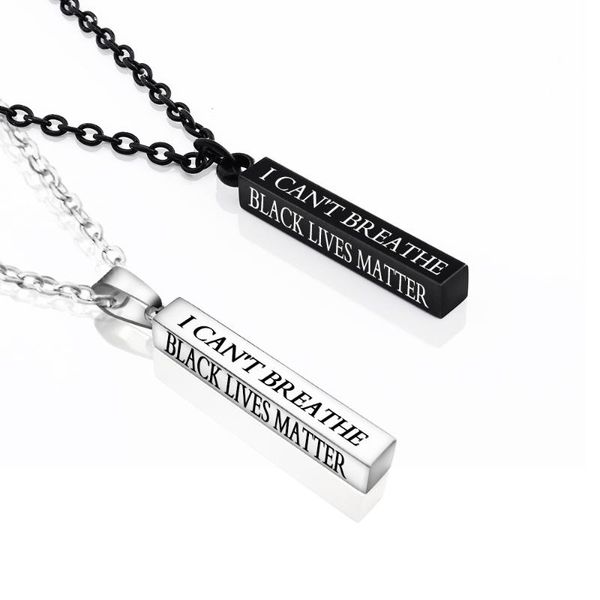 chains i can't breathe black lives matter stainless steel necklace wishing column simple pendant 2021 wholesale, Silver
chains i can't breathe black lives matter stainless steel necklace wishing column simple pendant 2021 wholesale, Silver