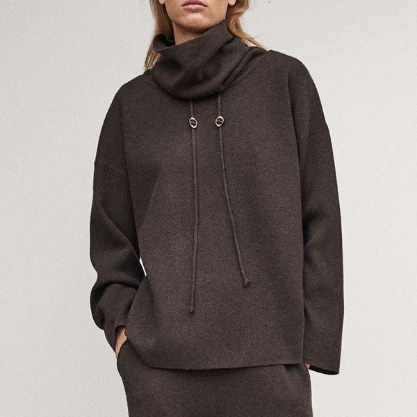 2021 new temperament high neck solid color sweater drawstring bottoming shirt casual fashion all-match y6s5, White;black
2021 new temperament high neck solid color sweater drawstring bottoming shirt casual fashion all-match y6s5, White;black