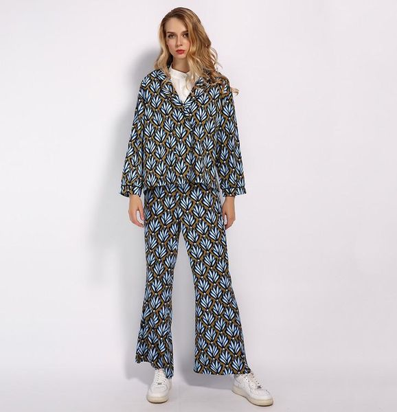 two piece dress 2021 prairie chic tropical floral women'sets 2 pcs blouse and ankle length pants with belt summer spring oversize outfi, White
two piece dress 2021 prairie chic tropical floral women'sets 2 pcs blouse and ankle length pants with belt summer spring oversize outfi, White